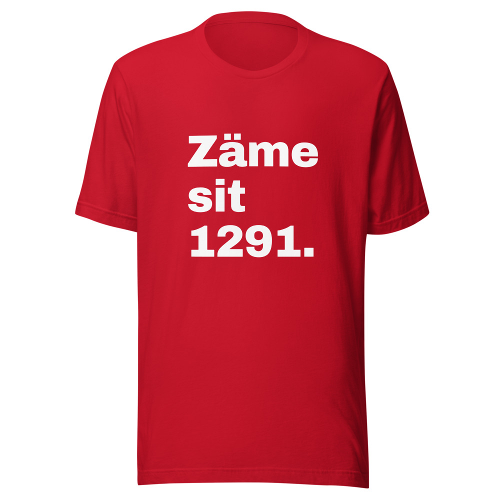 Zäme sit 1291. — T-SHIRTS